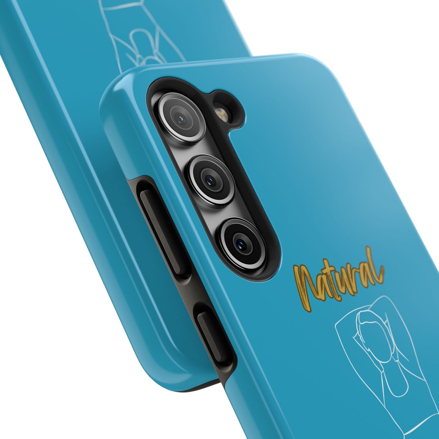 Natural Woman I Love Me (WL)Tough Phone Cases TURQUOISE