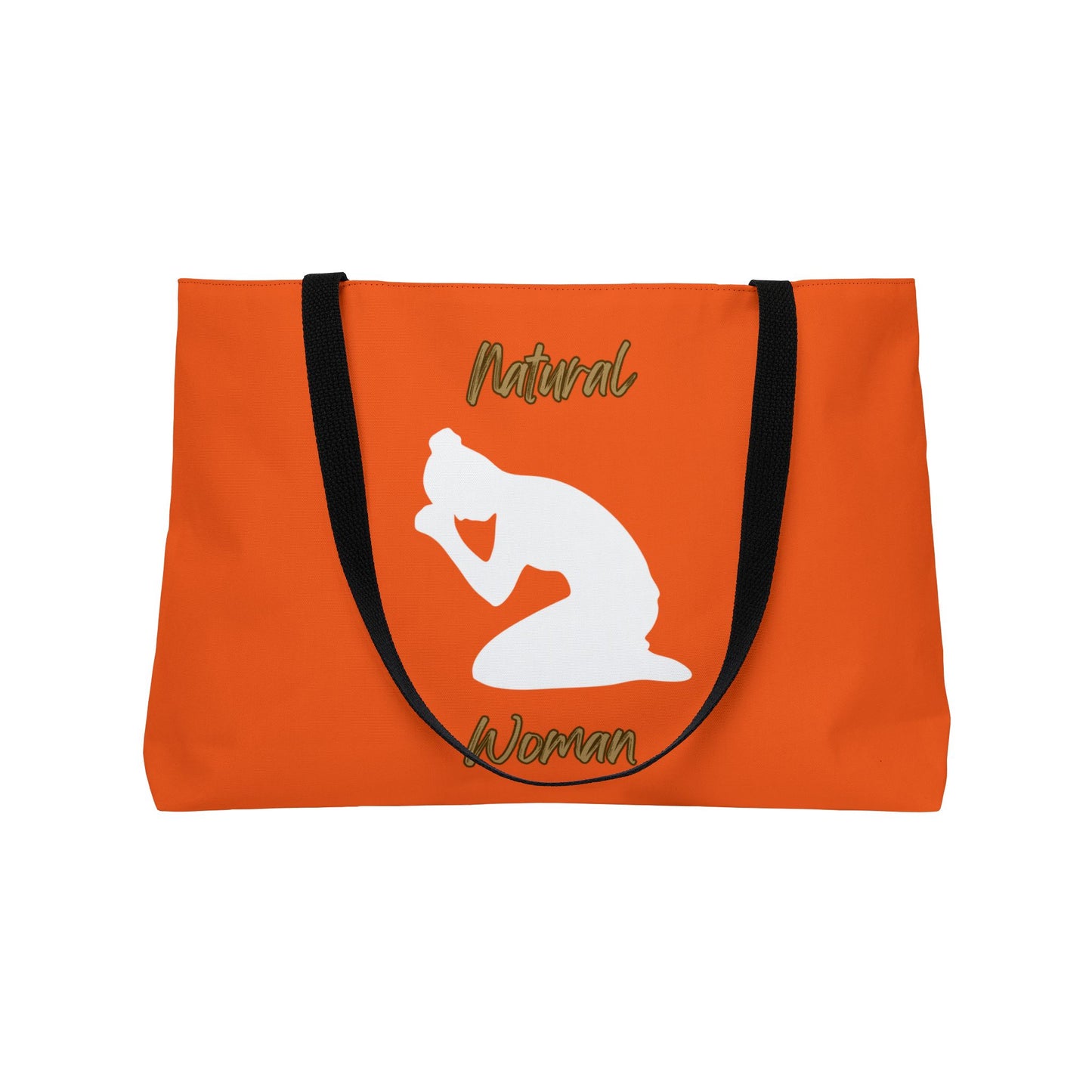 Natural Woman Pray (WL) Weekender Tote Bag ORANGE