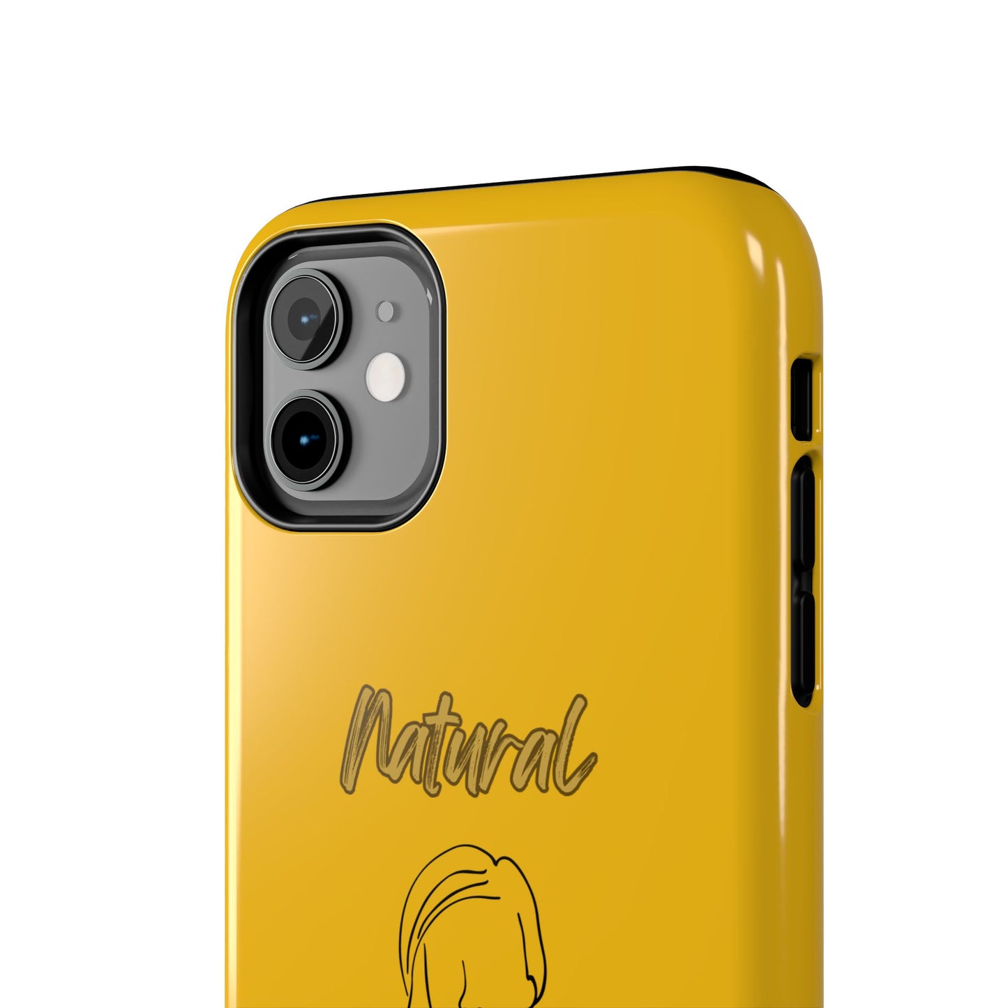 Natural Woman Content (BL)Tough Phone Cases YELLOW