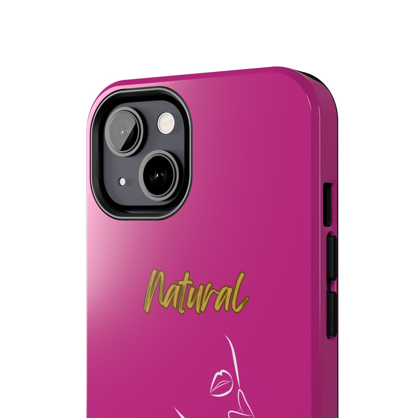 Natural Woman Chin Up (WL)Tough Phone Cases PINK