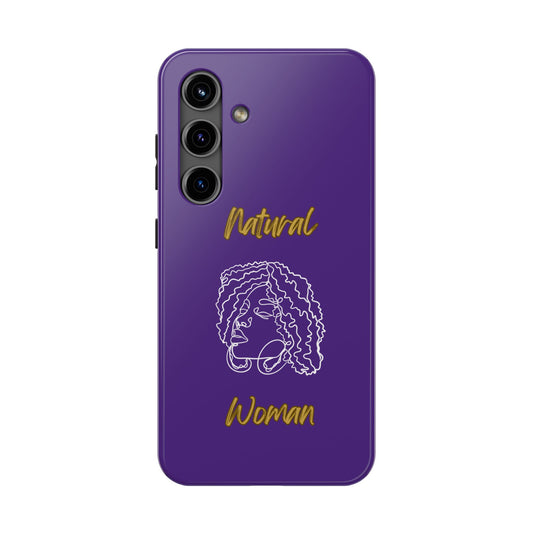 Natural Woman Naturally Me (WL)Tough Phone Cases PURPLE