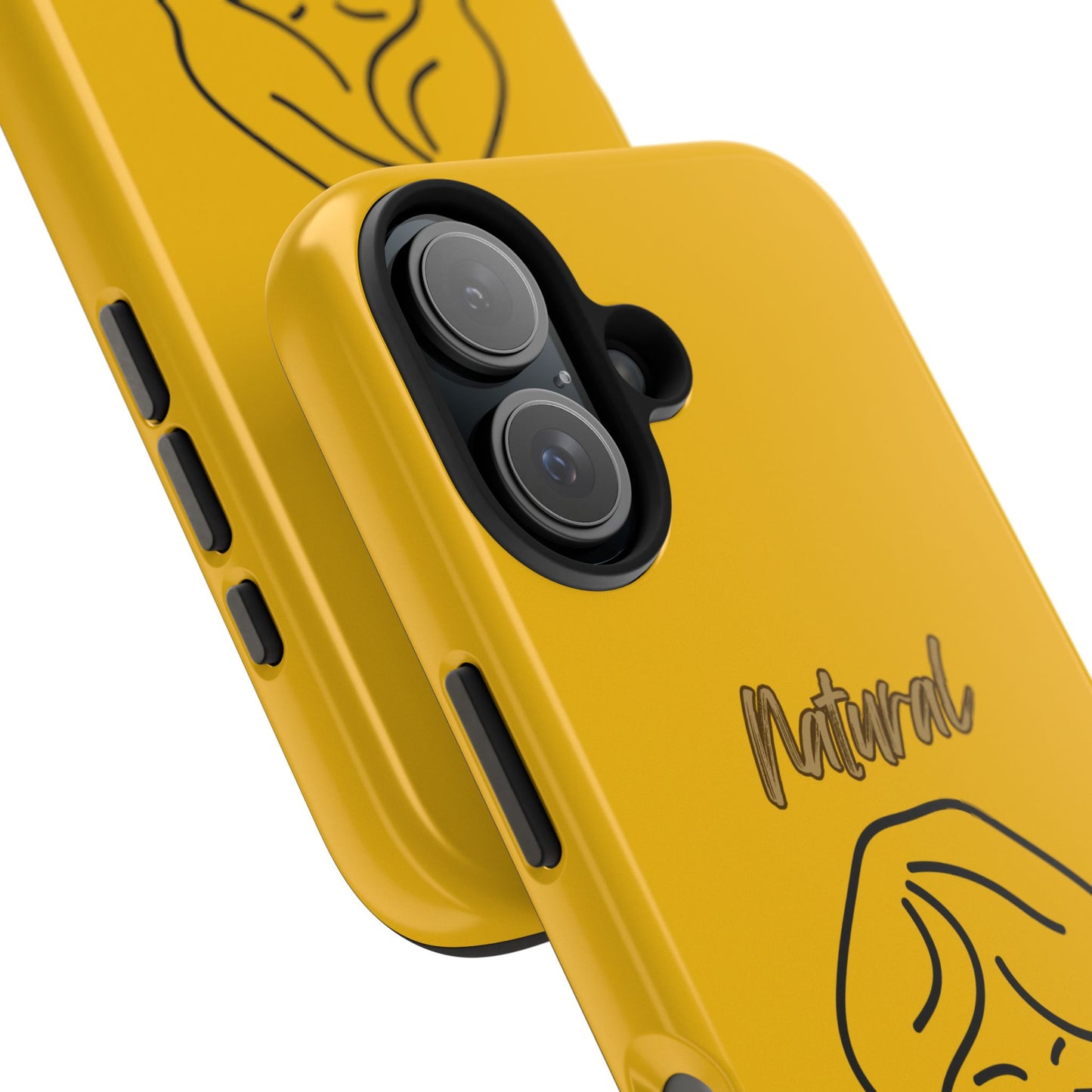 Natural Woman Modest (BL)Tough Phone Cases YELLOW