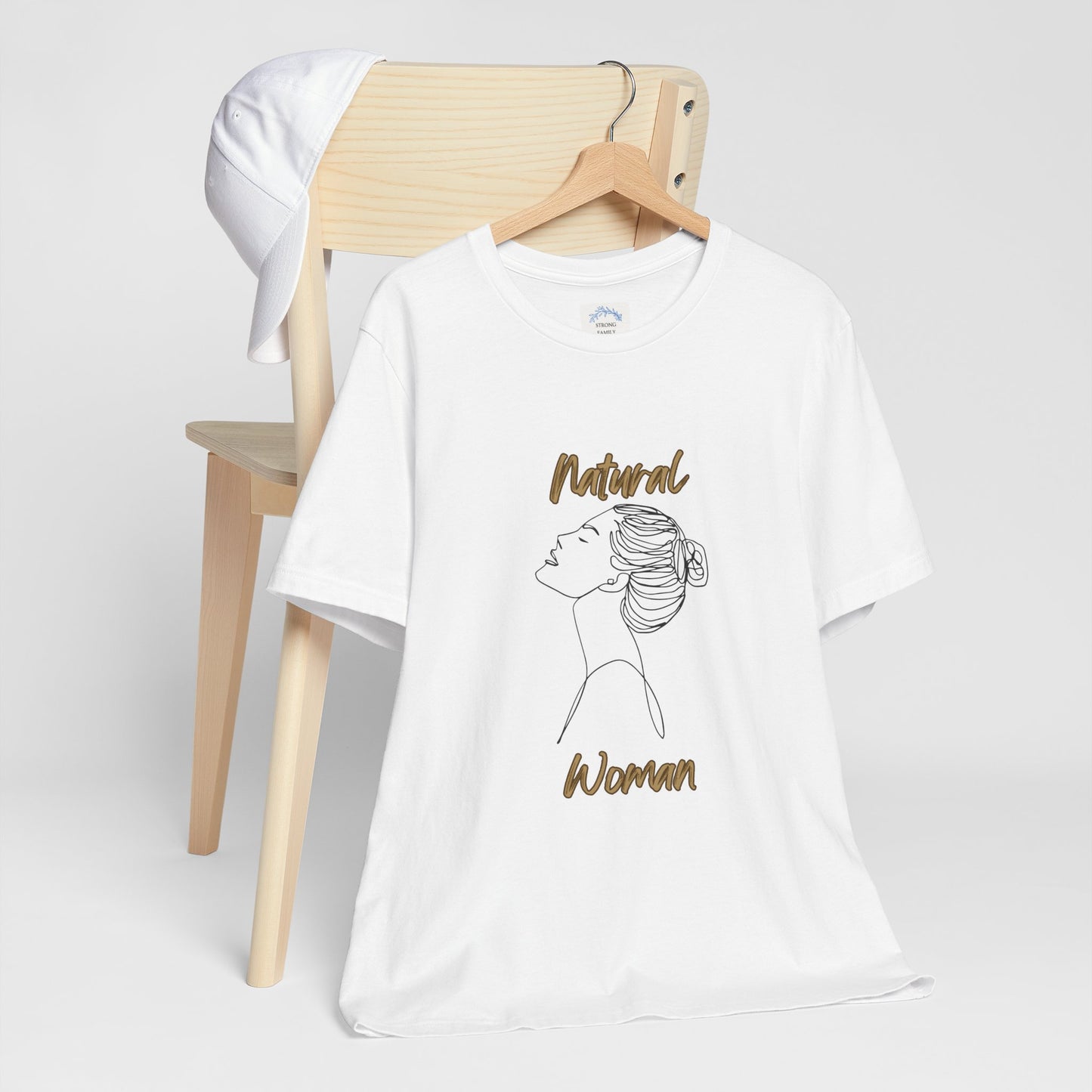 Natural Woman Wet Bun (BL) Short Sleeve T-Shirt