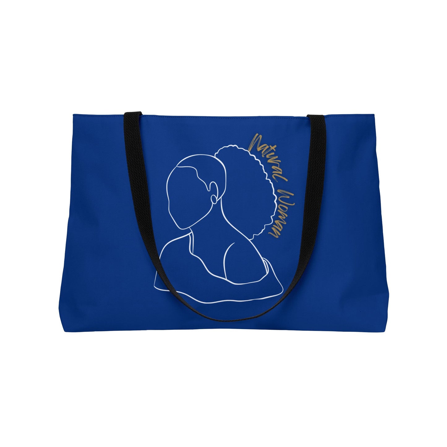 Natural Woman Behind Head (WL) Weekender Tote Bag DARK BLUE