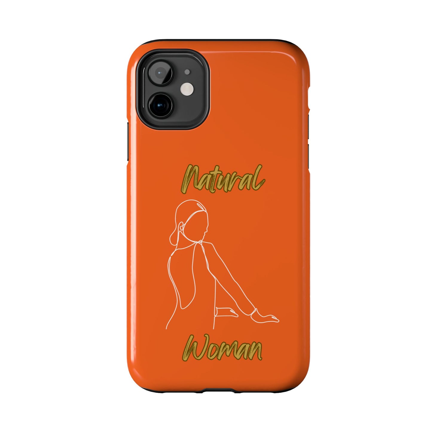 Natural Woman Hands Free (WL)Tough Phone Cases ORANGE