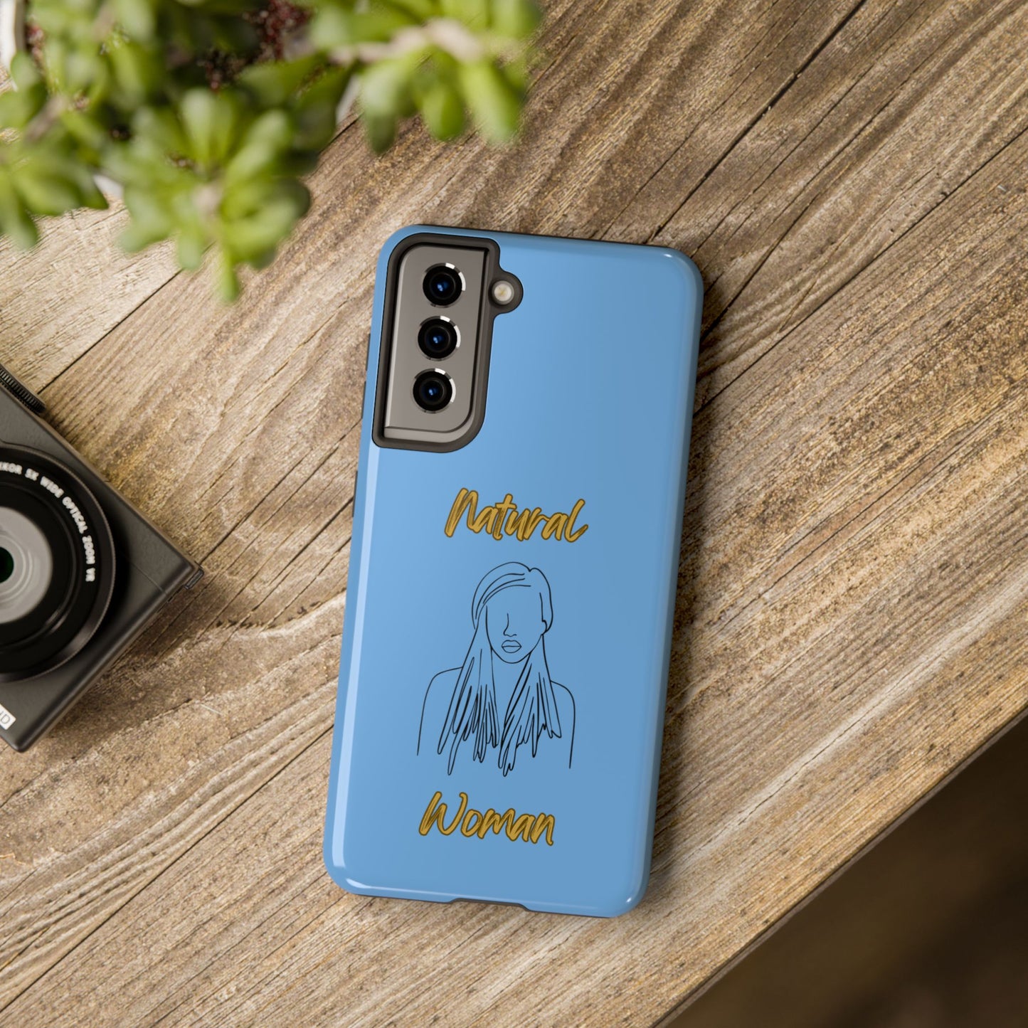 Natural Woman Content (BL)Tough Phone Cases LIGHT BLUE