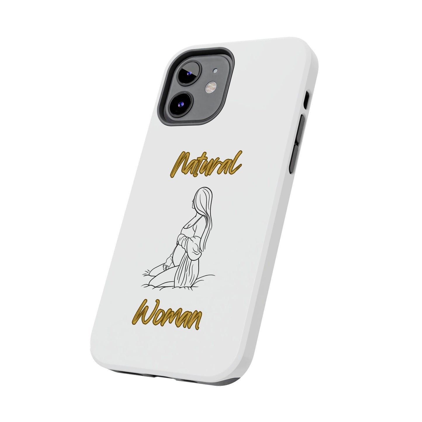 Natural Woman Expecting (BL)Tough Phone Cases WHITE
