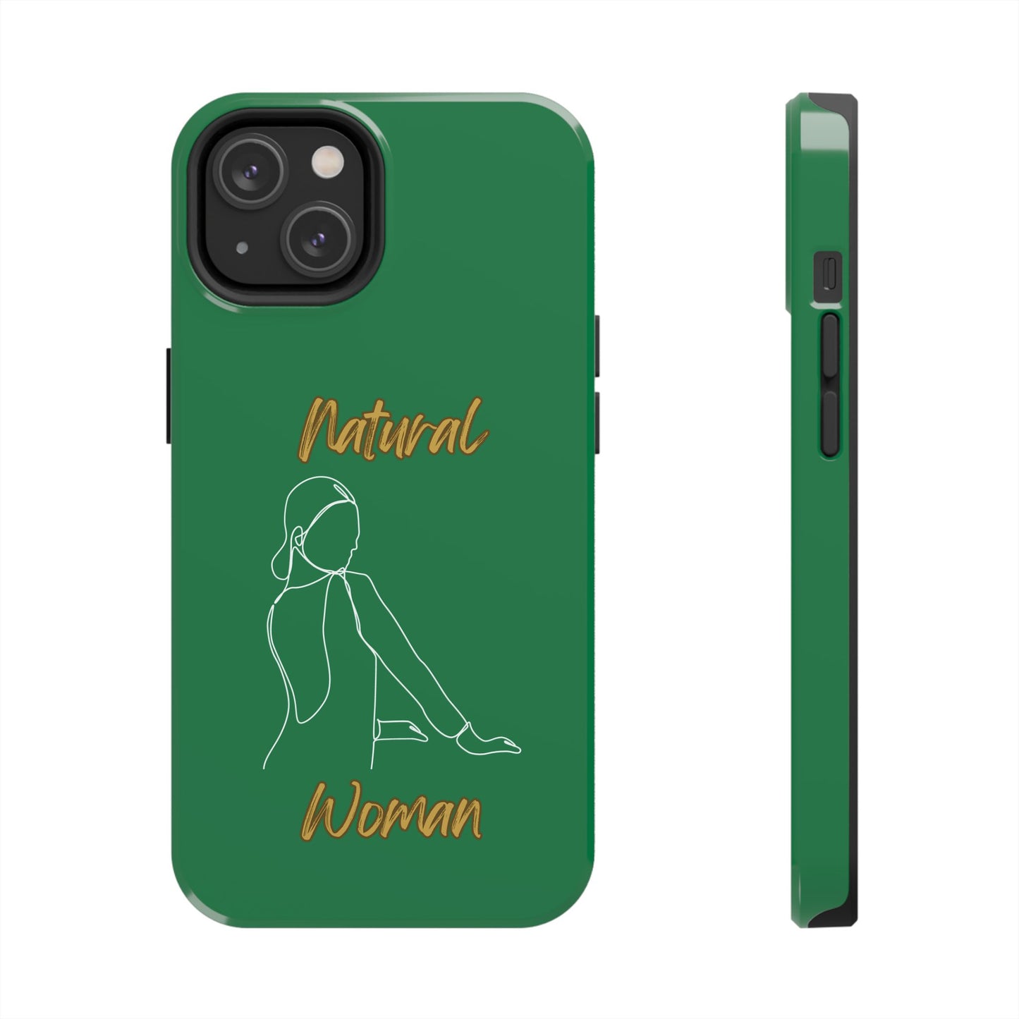 Natural Woman Hands Free (WL)Tough Phone Cases DARK GREEN