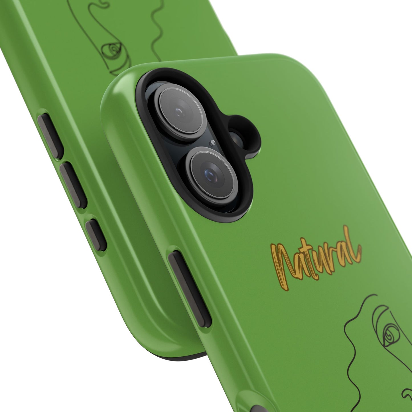 Natural Woman Peekaboo (BL)Tough Phone Cases GREEN