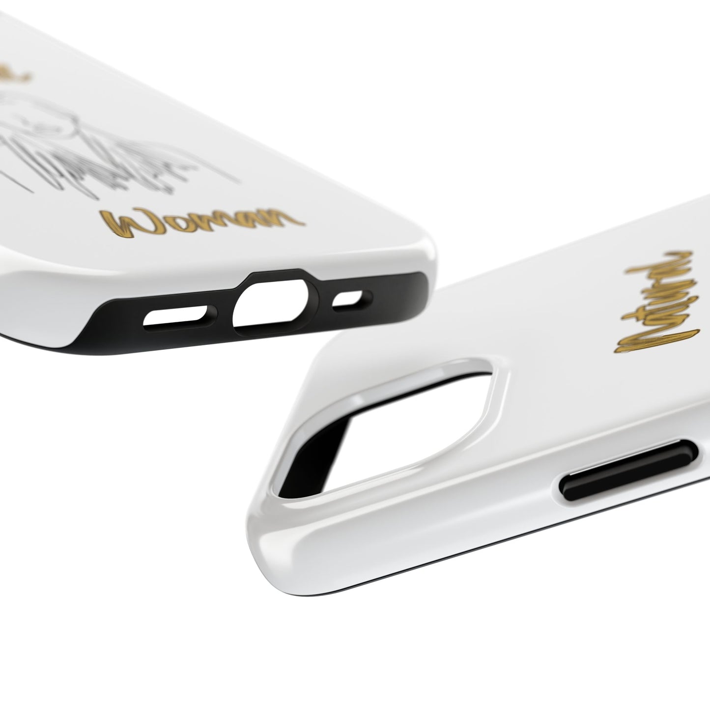 Natural Woman Content (BL)Tough Phone Cases WHITE