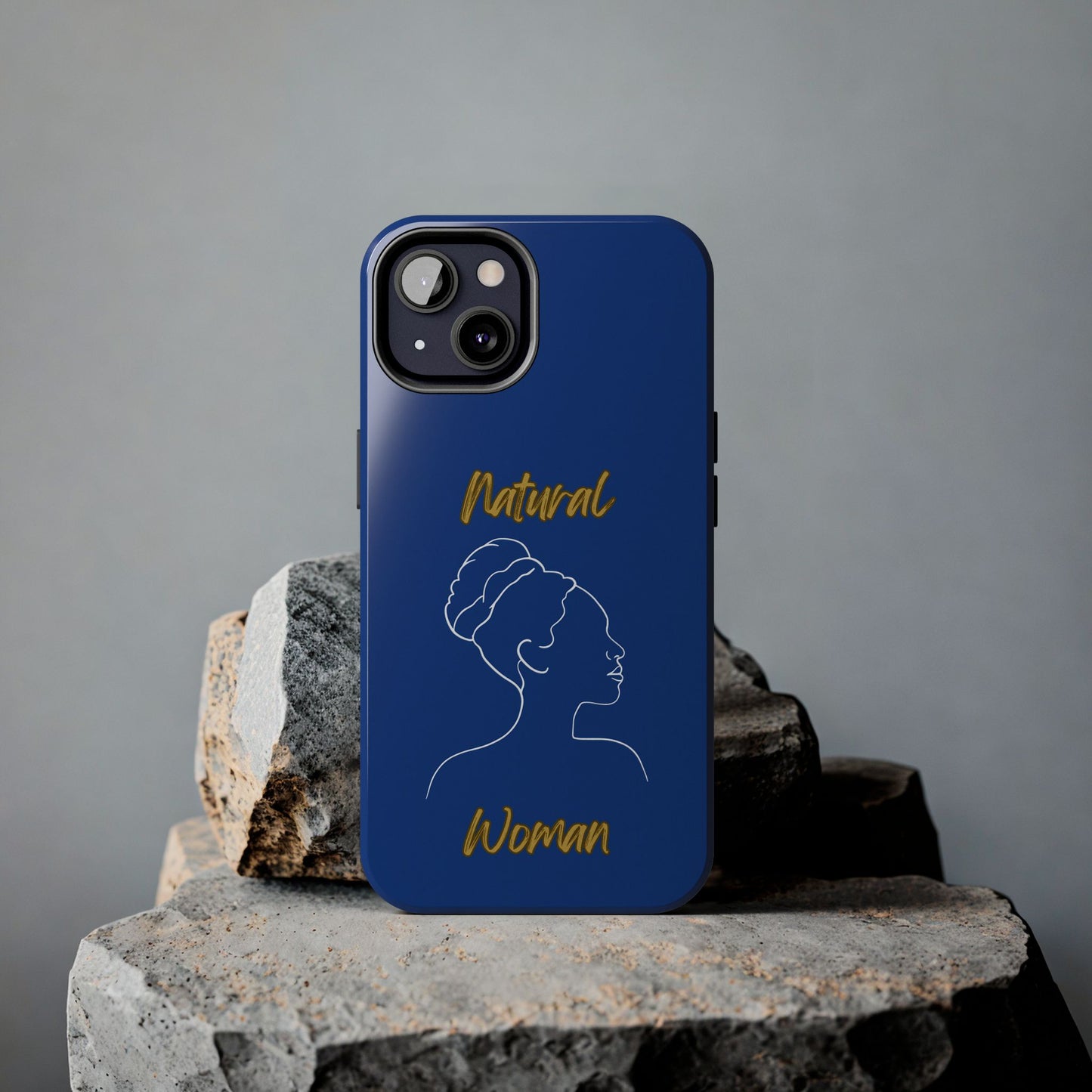 Natural Woman Mixed (WL)Tough Phone Cases DARK BLUE