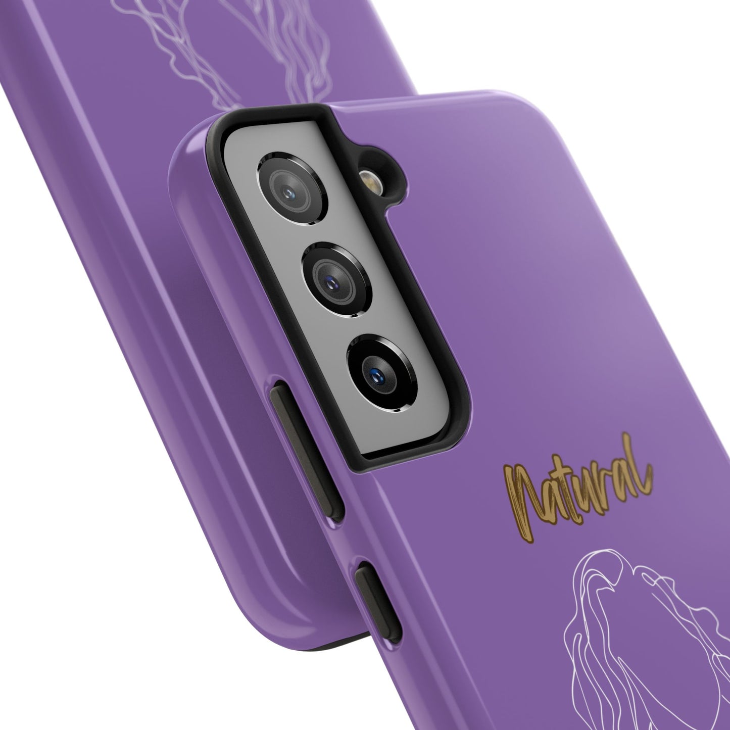 Natural Woman Relaxed (WL) Tough Phone Cases LIGHT PURPLE