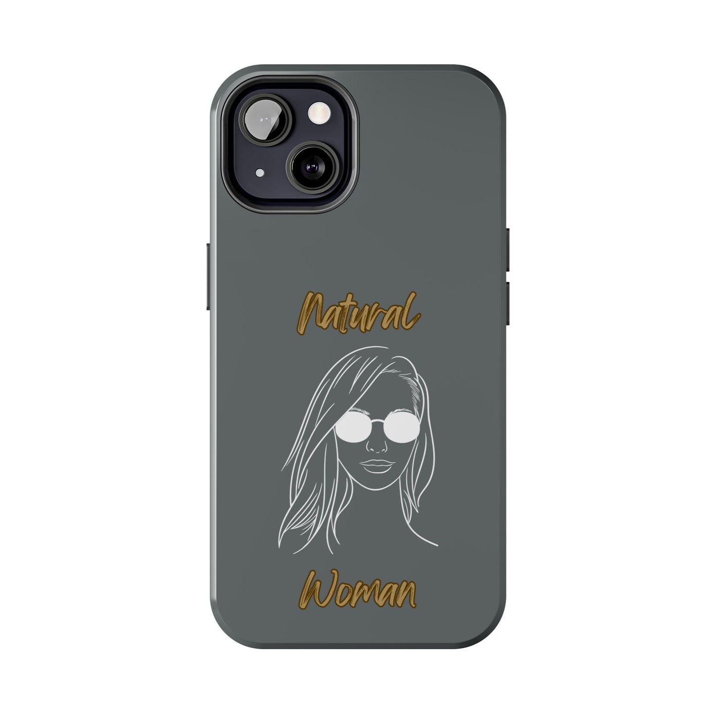 Natural Woman Shades (WL)Tough Phone Cases DARK GREY