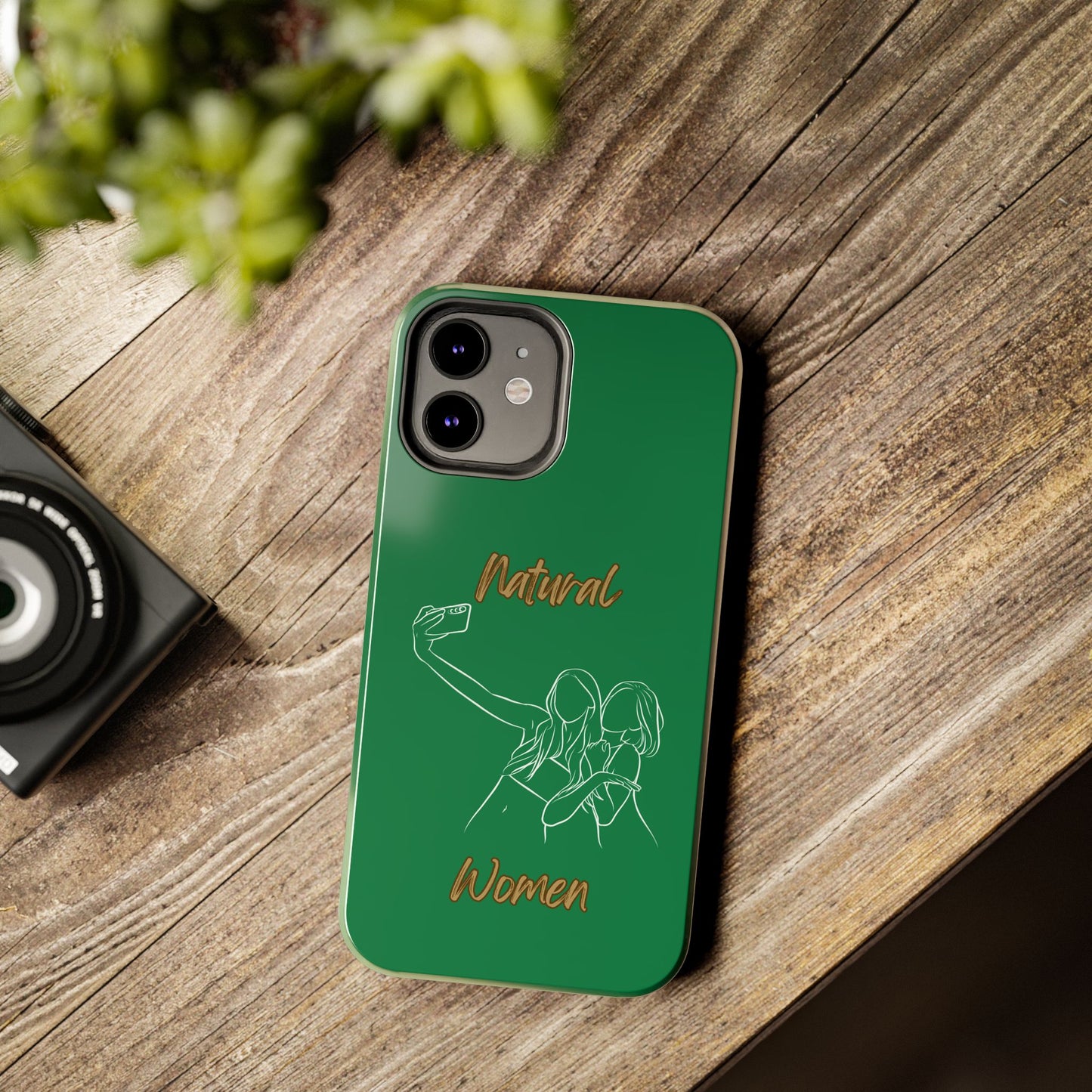 Natural Woman Friends Selfie (WL)Tough Phone Cases DARK GREEN