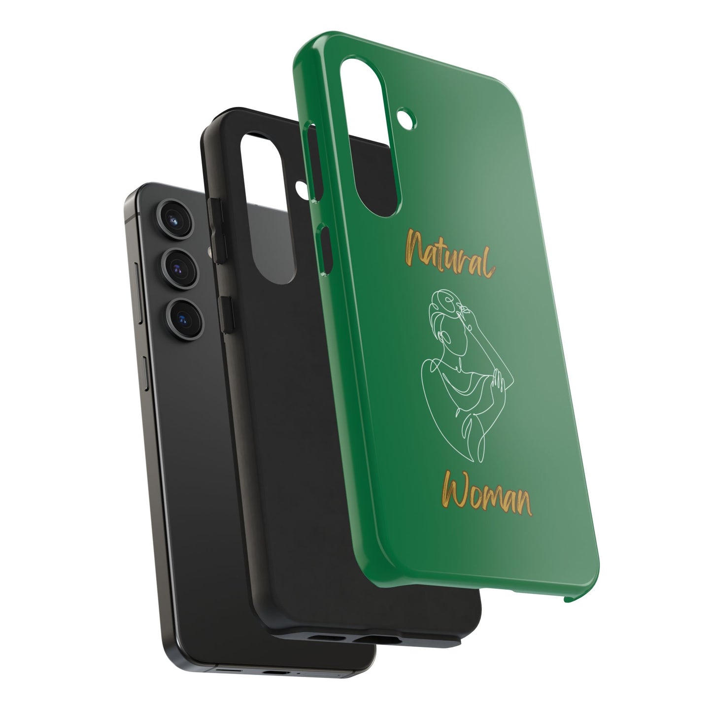 Natural Woman Style (WL)Tough Phone Cases DARK GREEN