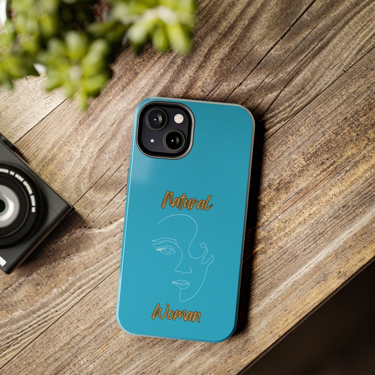 Natural Woman Looking (WL) Tough Phone Cases TURQUOISE