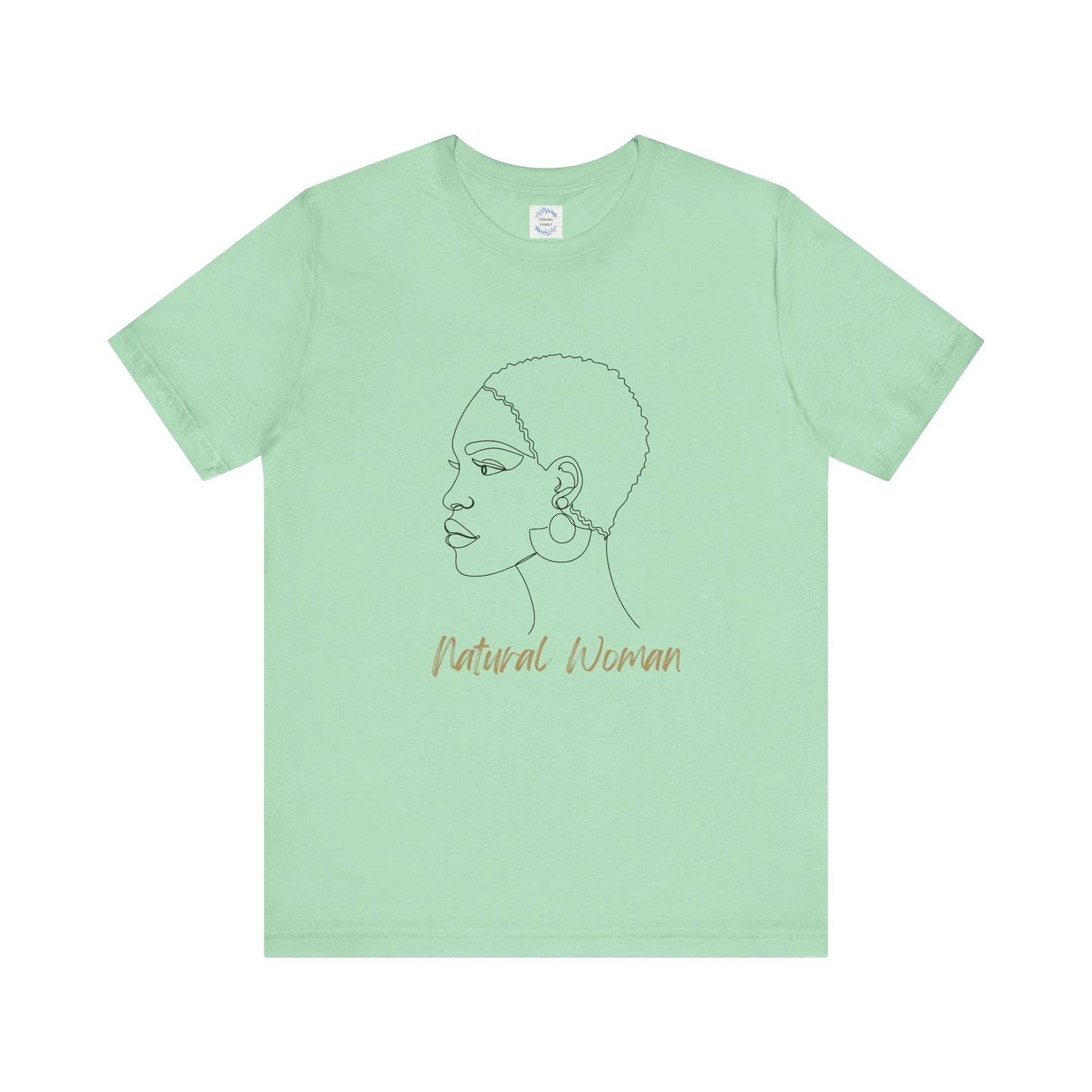 NATURAL WOMAN Finger Waves (BL) Short Sleeve T-Shirt