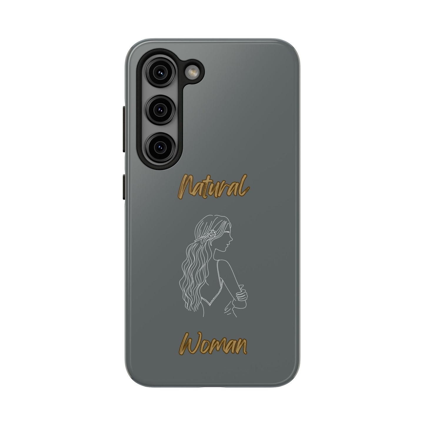 Natural Woman Young Woman (WL)Tough Phone Cases DARK GREY