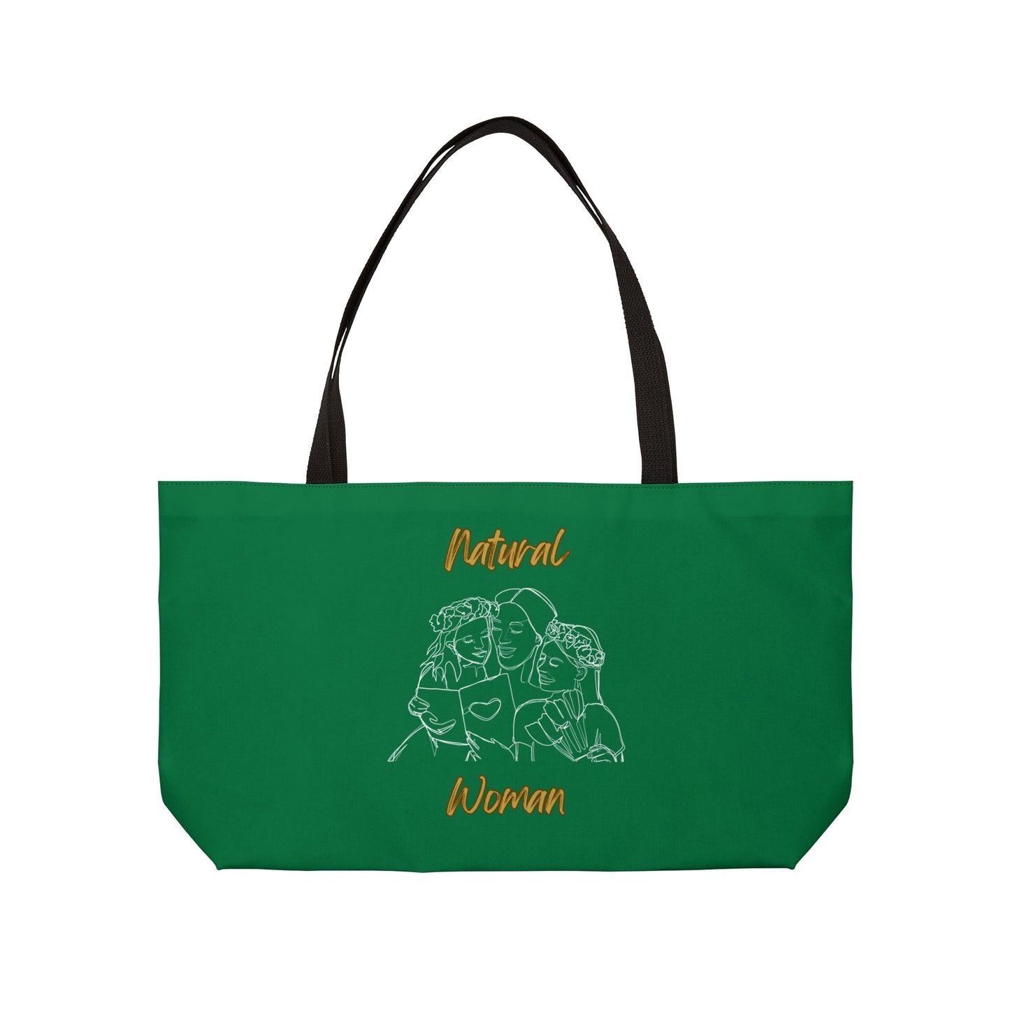 Natural Woman Me & My Girls (WL) Weekender Tote Bag DARK GREEN