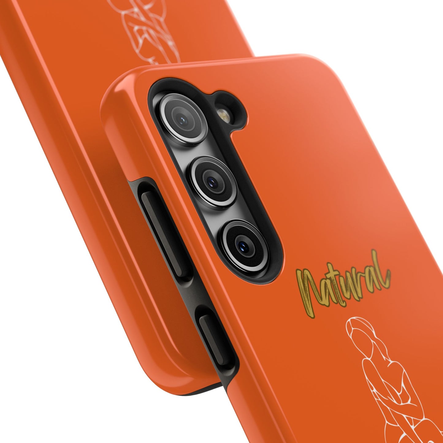 Natural Woman Shoulder Action (WL)Tough Phone Cases ORANGE