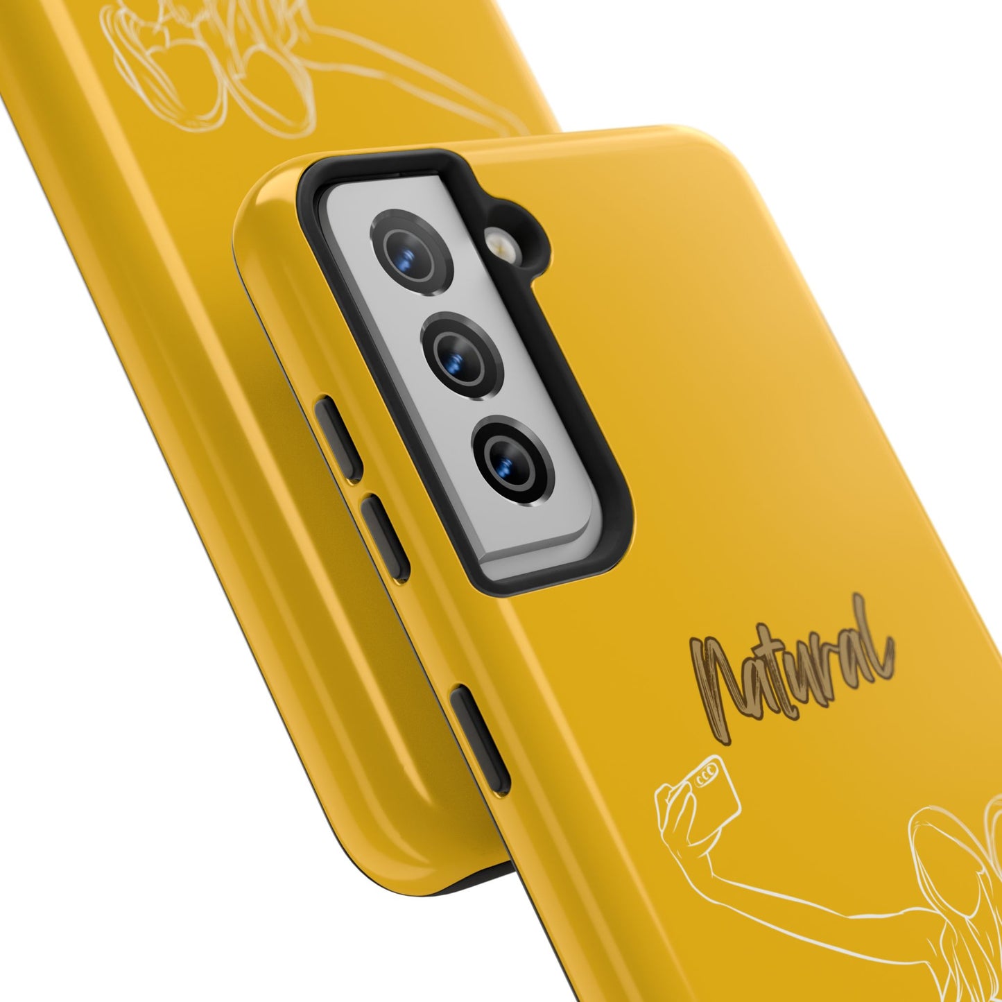 Natural Woman Friends Selfie (WL)Tough Phone Cases YELLOW