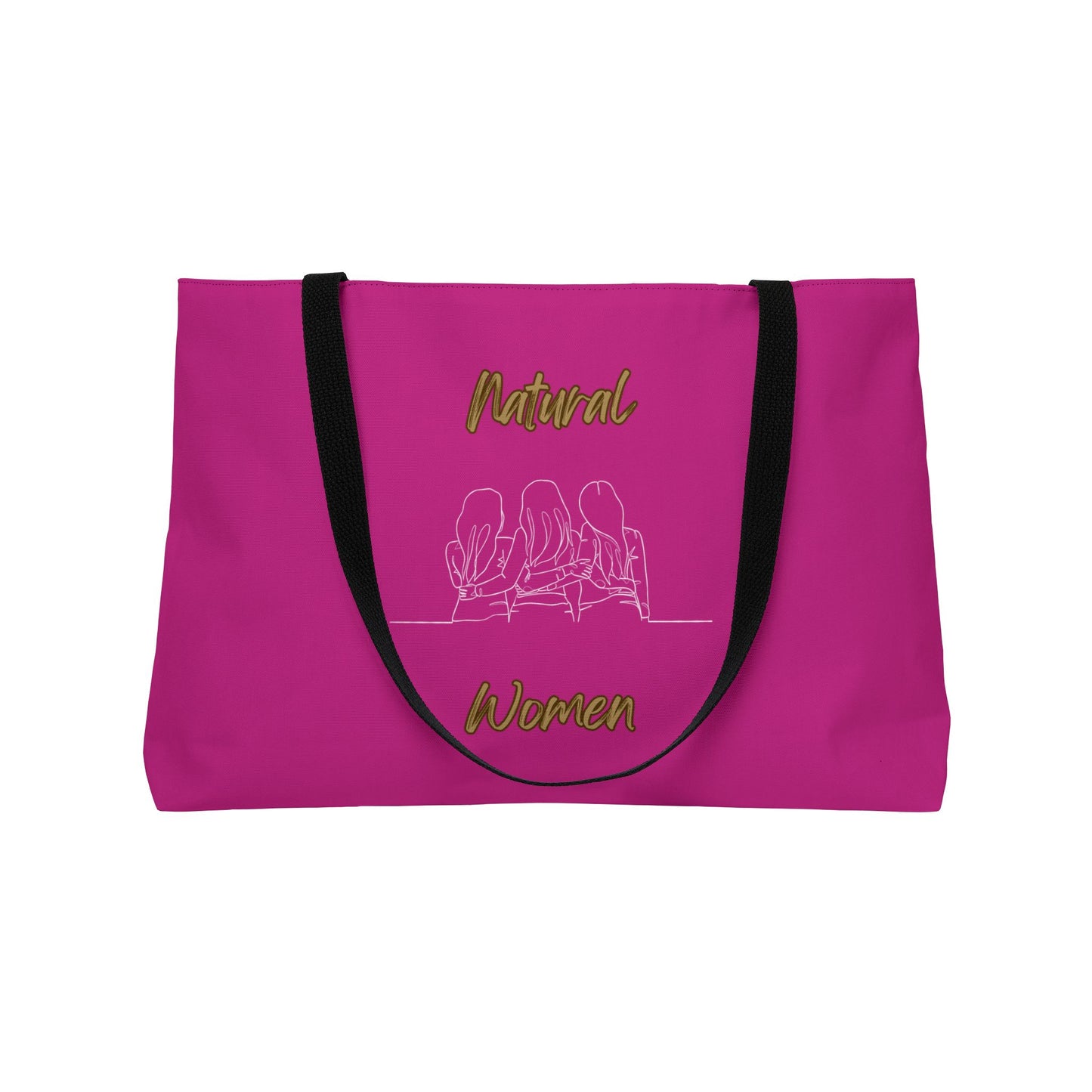 Natural Woman Loving Friends (WL) Weekender Tote Bag PINK