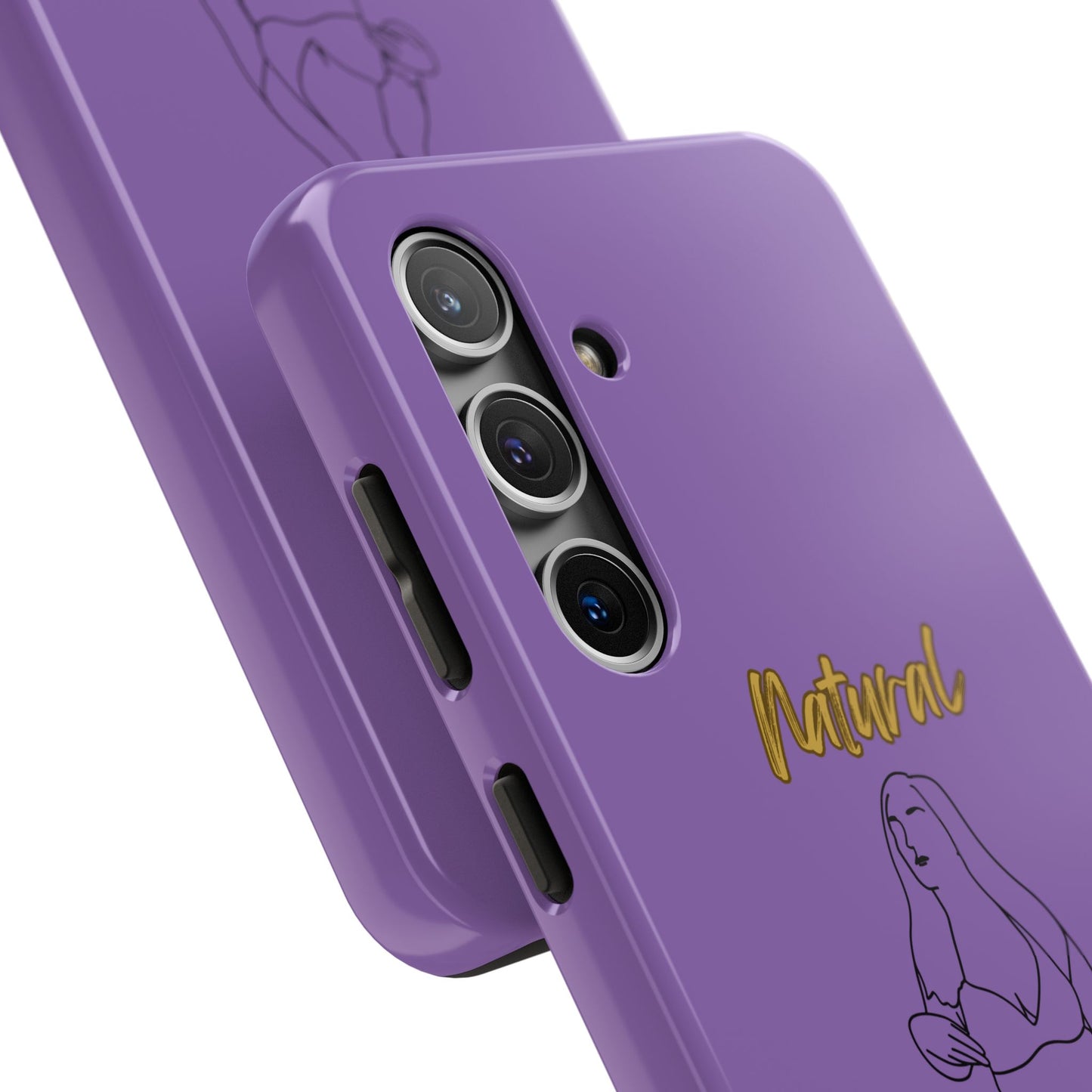 Natural Woman Full Beauty (BL)Tough Phone Cases LIGHT PURPLE