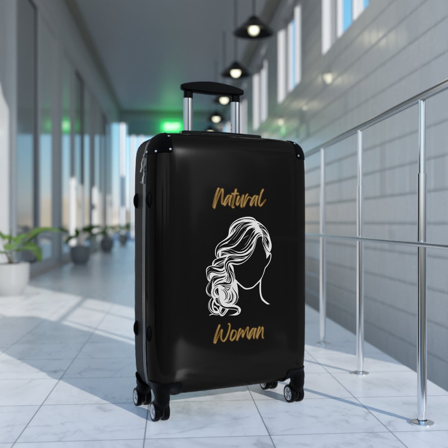 Natural Woman Long Curl (WL) Suitcase BLACK