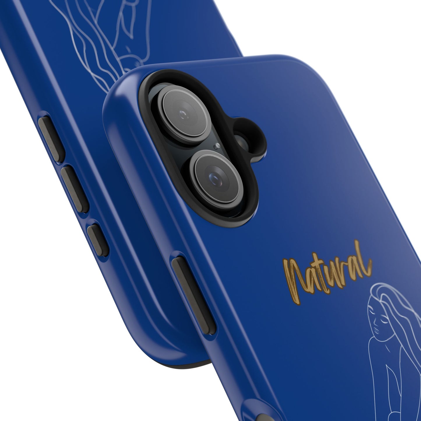 Natural Woman Beauty (WL) Tough Phone Cases DARK BLUE