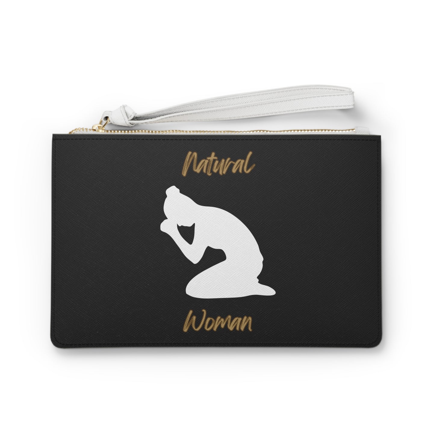 Natural Woman Pray (WL) Clutch Bag BLACK