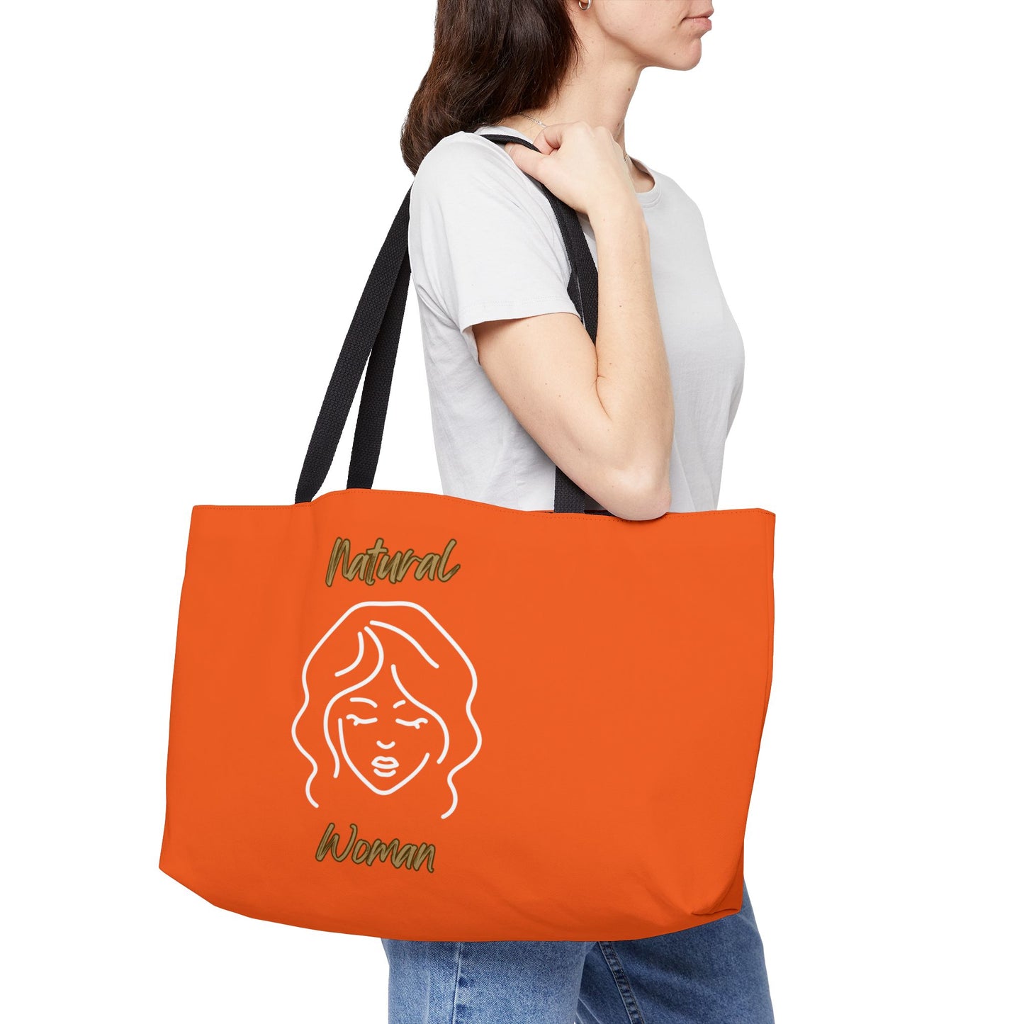 Natural Woman Modest (WL) Weekender Tote Bag ORANGE