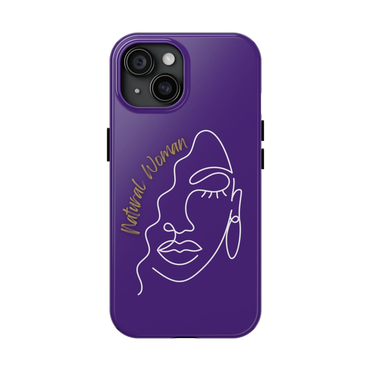 Natural Woman Half Face (WL)Tough Phone Case PURPLE