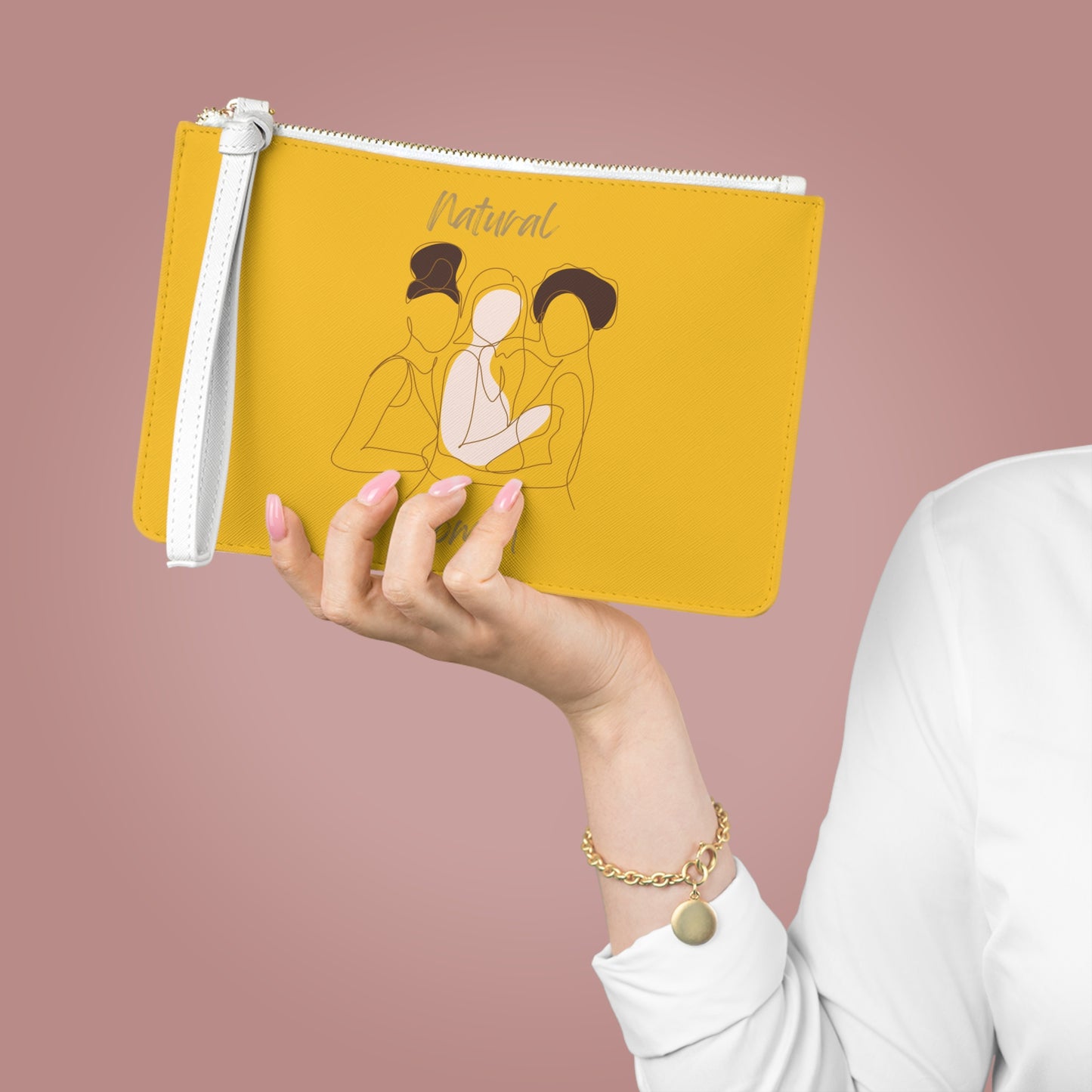 Natural Women Friends Clutch Bag YELLOW
