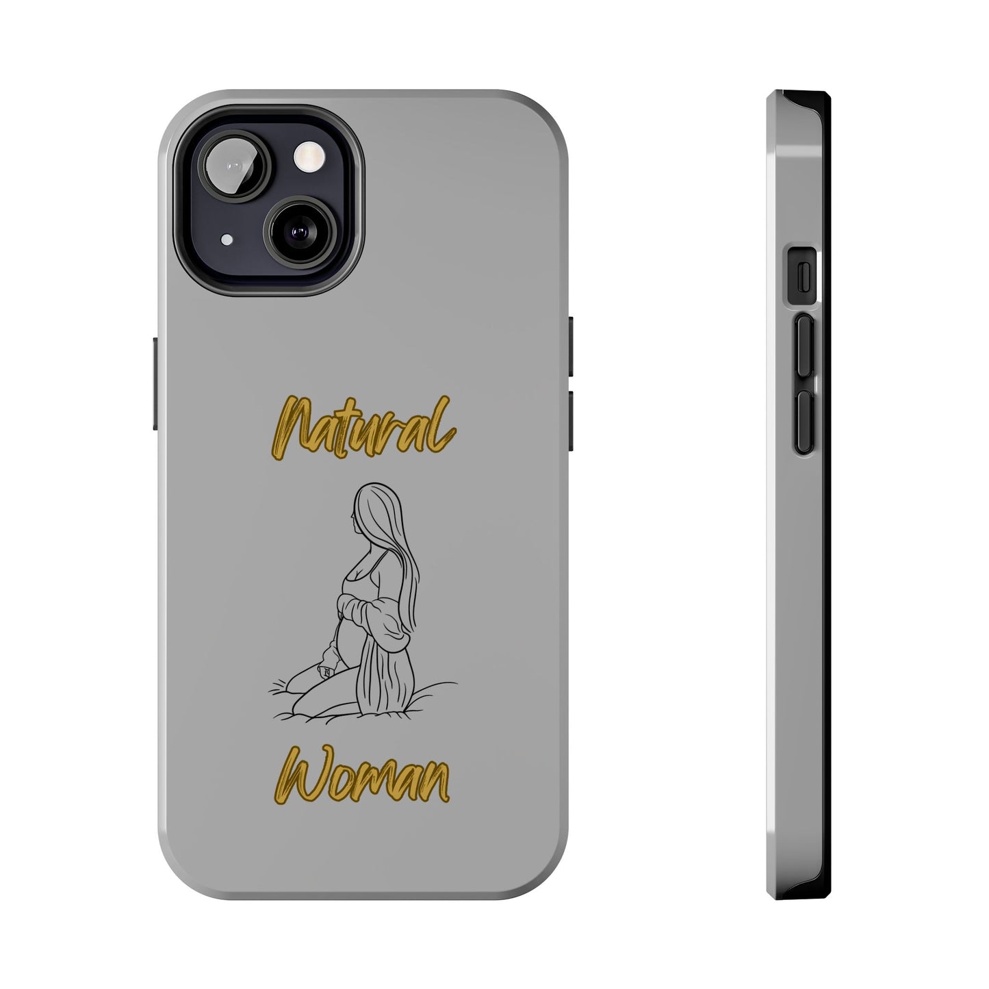 Natural Woman Expecting (BL)Tough Phone Cases LIGHT GREY