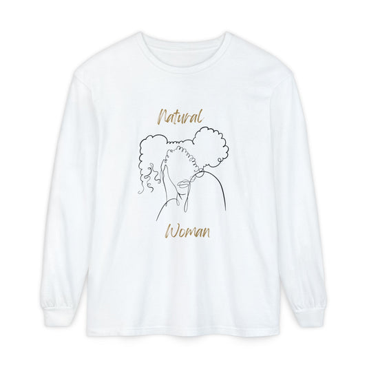 Natural Woman Twin Puffs (BL) Long Sleeve T-Shirt