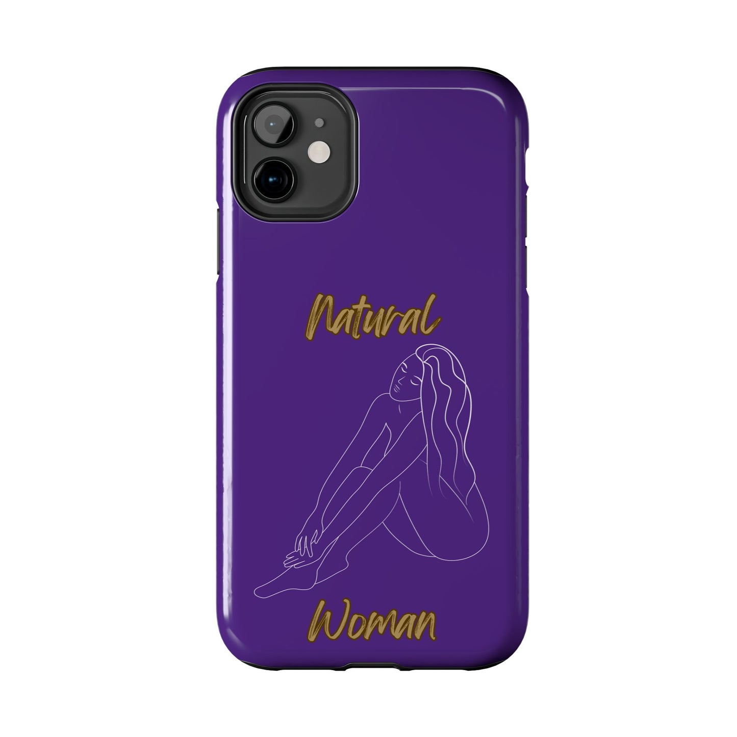 Natural Woman Beauty (WL) Tough Phone Cases PURPLE