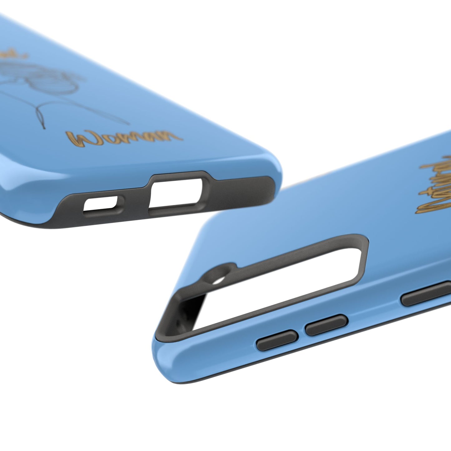 Natural Woman Wet Bun (BL) Tough Phone Cases LIGHT BLUE