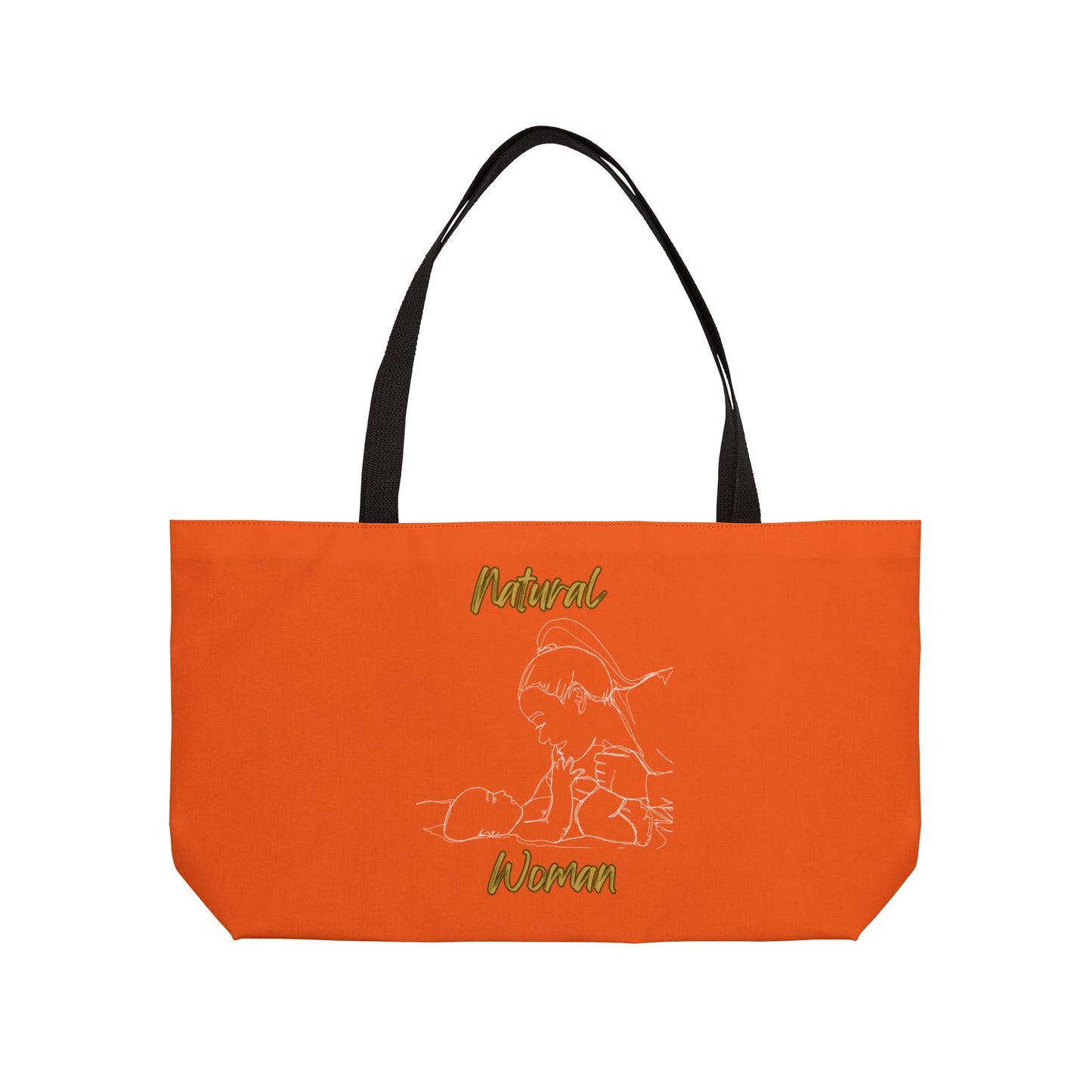 Natural Woman New Life (WL) Weekender Tote Bag ORANGE