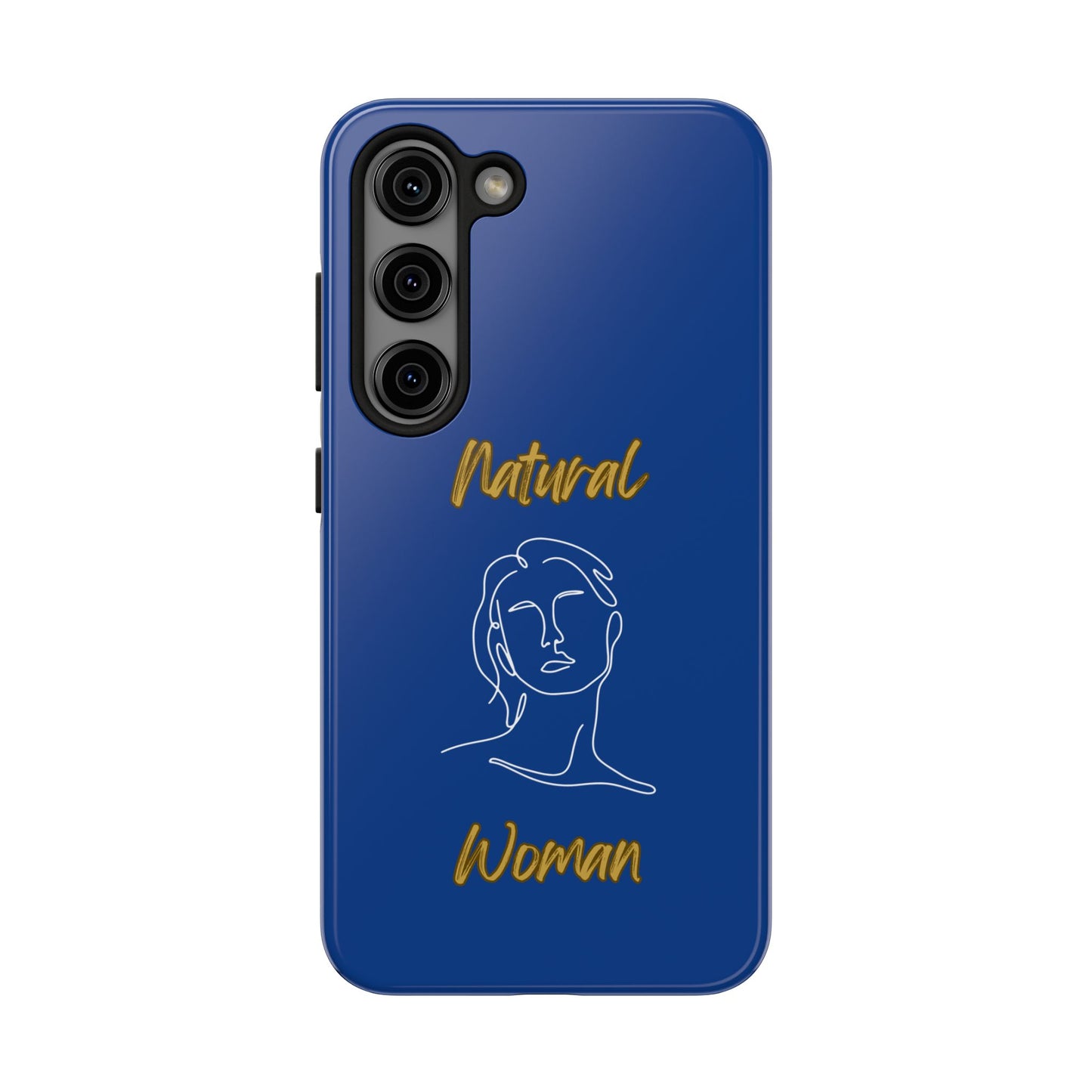 Natural Woman Hello (WL)Tough Phone Cases DARK BLUE