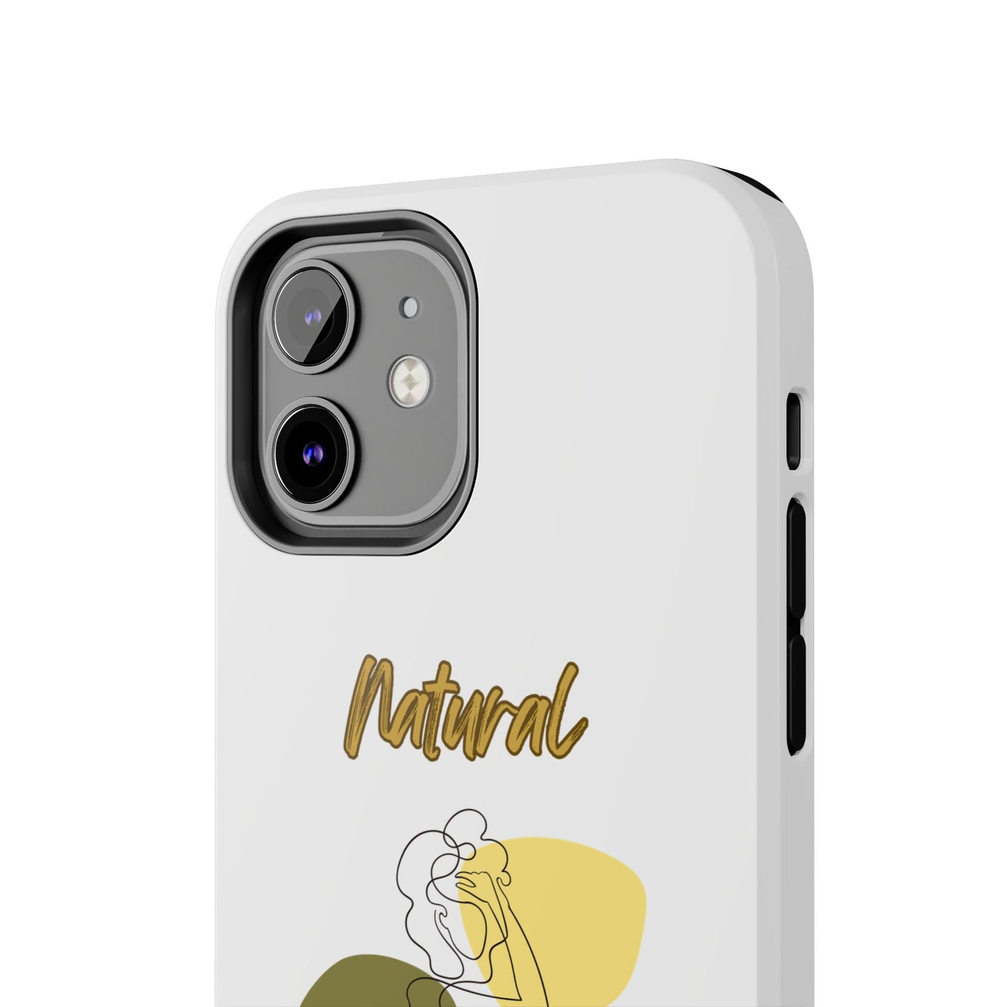 Natural Woman Colorful Pose (BL)Tough Phone Cases WHITE