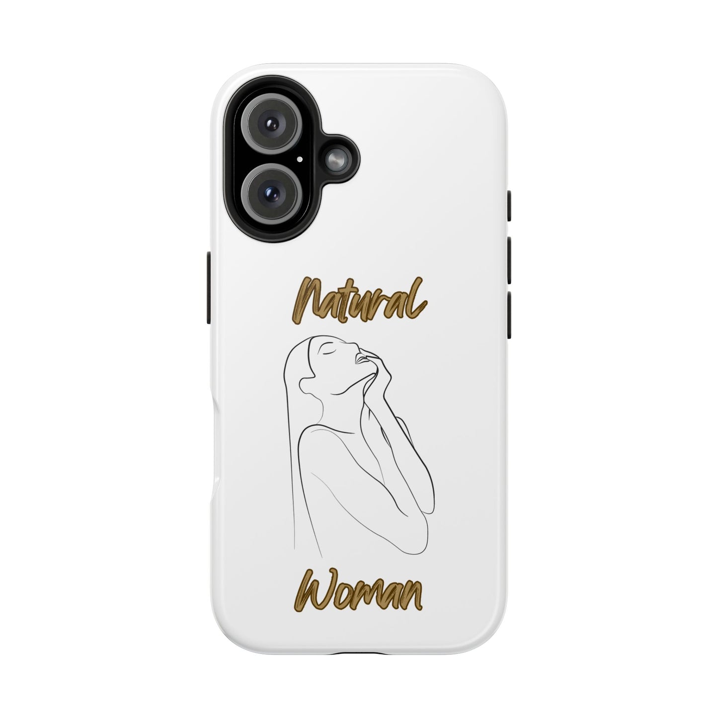 Natural Woman Thank You (BL) Tough Phone Cases WHITE