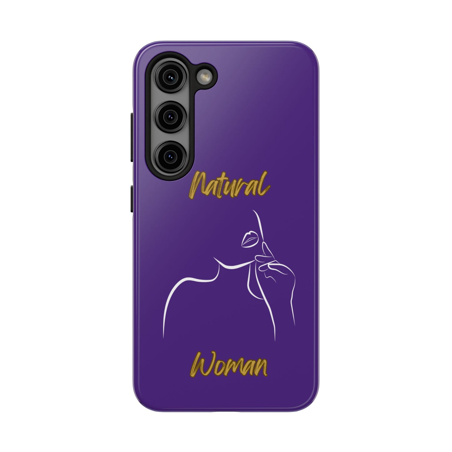 Natural Woman Chin Up (WL)Tough Phone Cases PURPLE