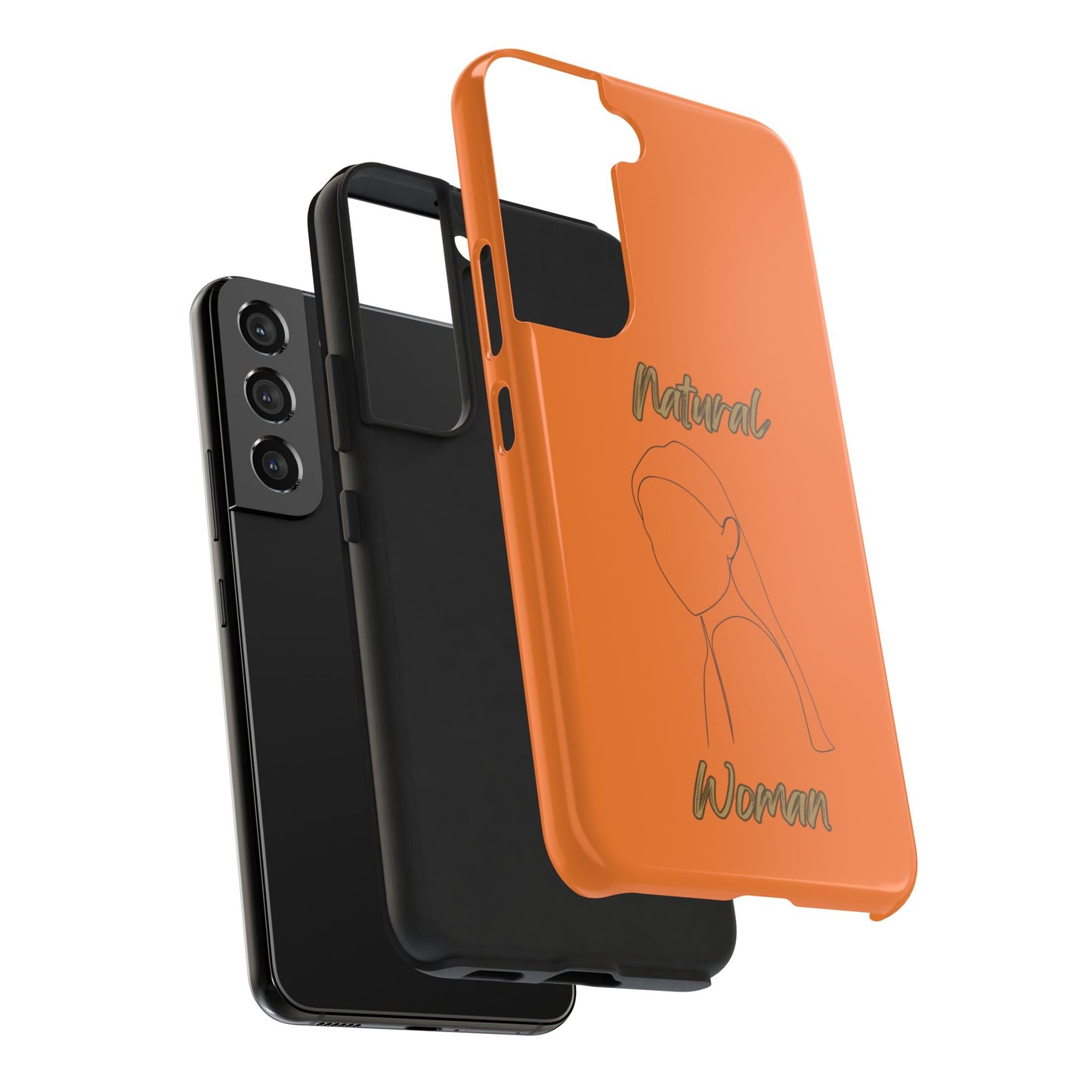 Natural Woman Tilted Look (BL) Tough Phone Cases CRUSTA