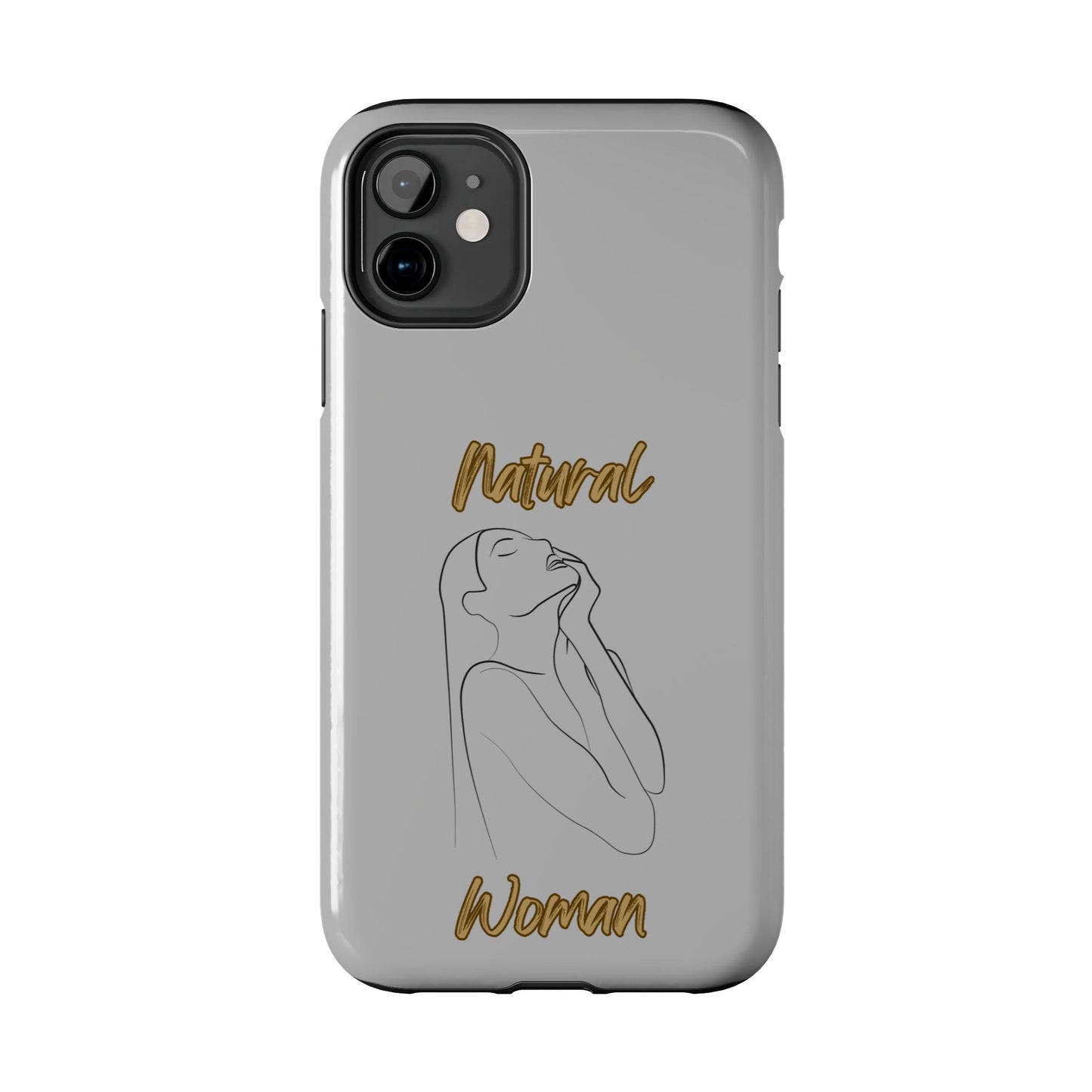 Natural Woman Thank You (BL) Tough Phone Cases LIGHT GREY