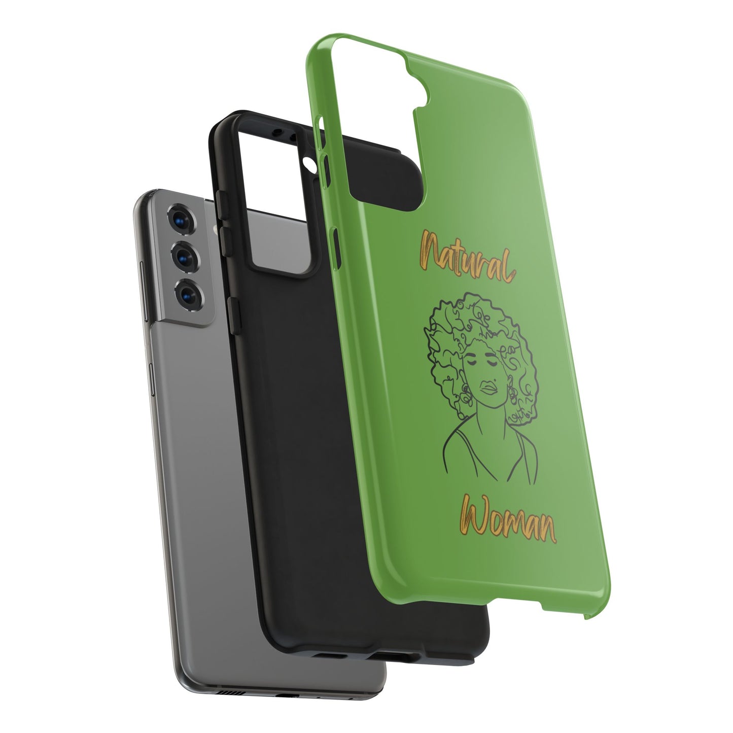 Natural Woman All About Me (BL)Tough Phone Cases GREEN