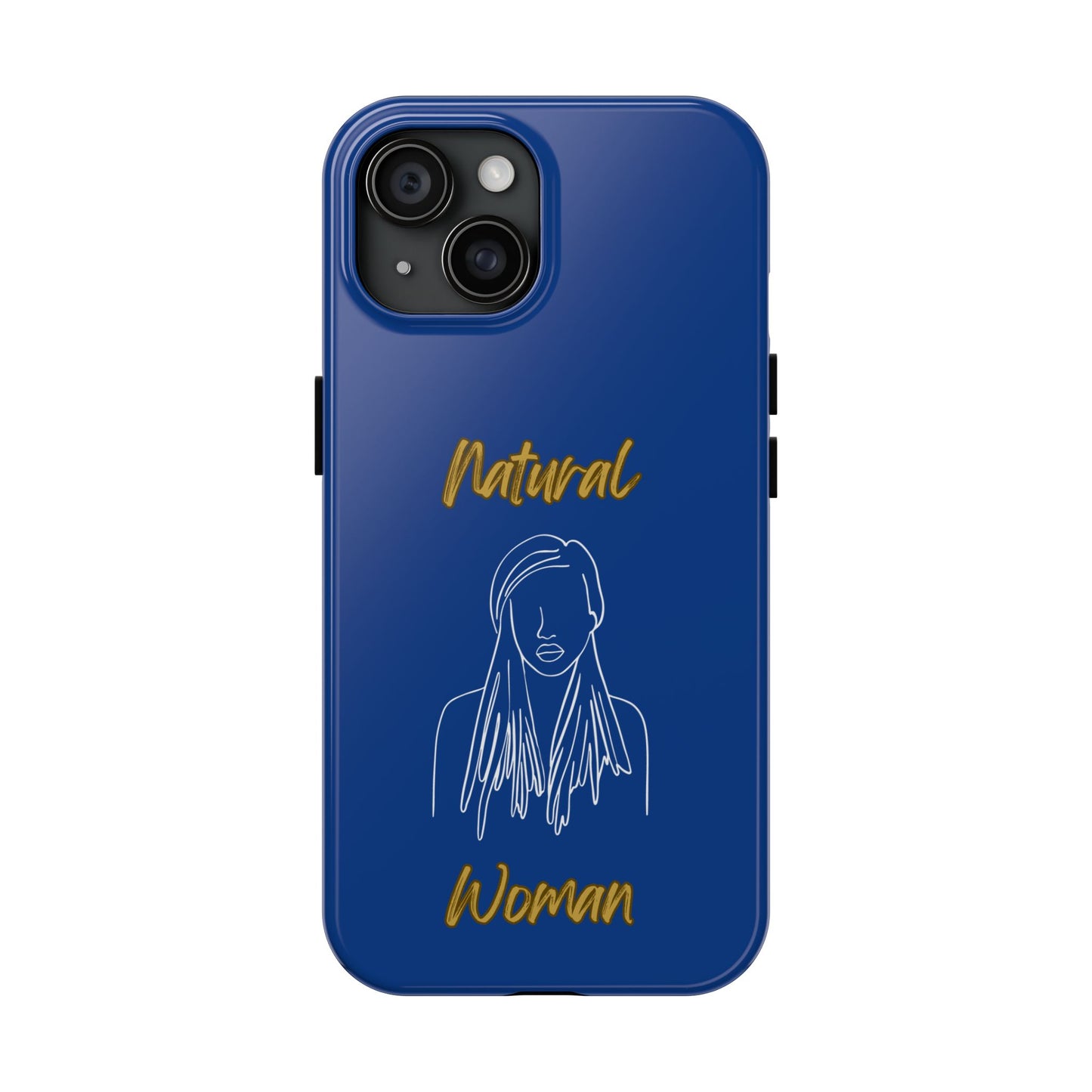 Natural Woman Content (WL)Tough Phone Cases DARK BLUE