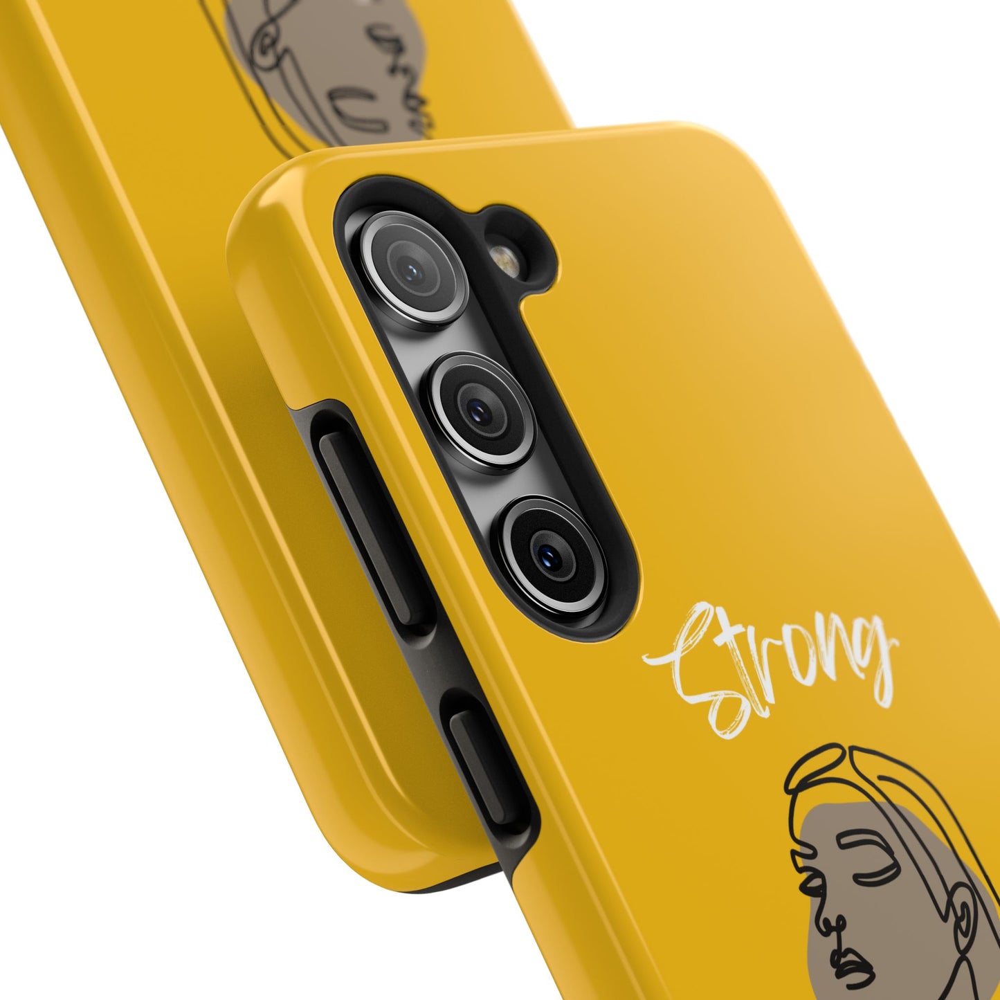 Strong Momma (WL) Tough Phone Cases YELLOW