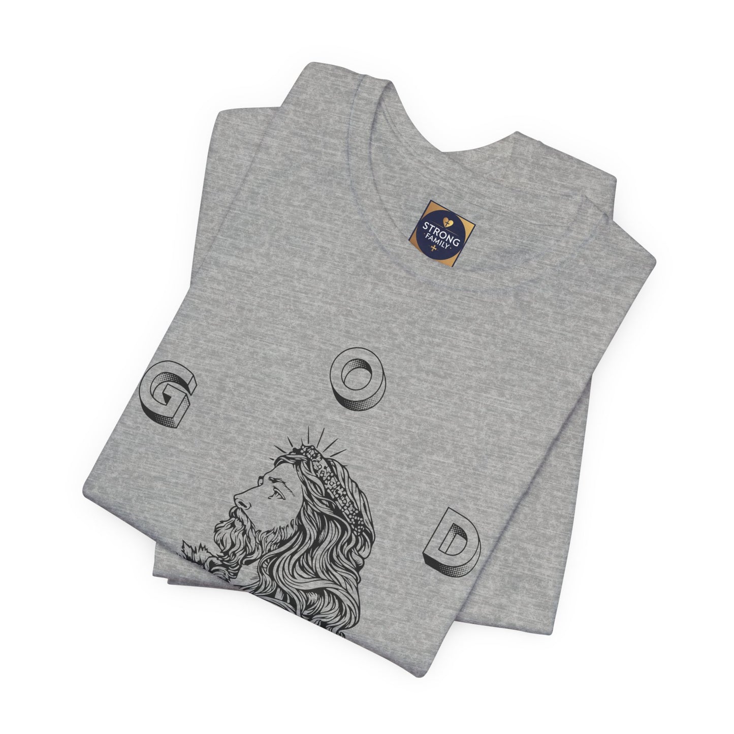 "GOD DID" —(BL) Jesus/Lion Profile