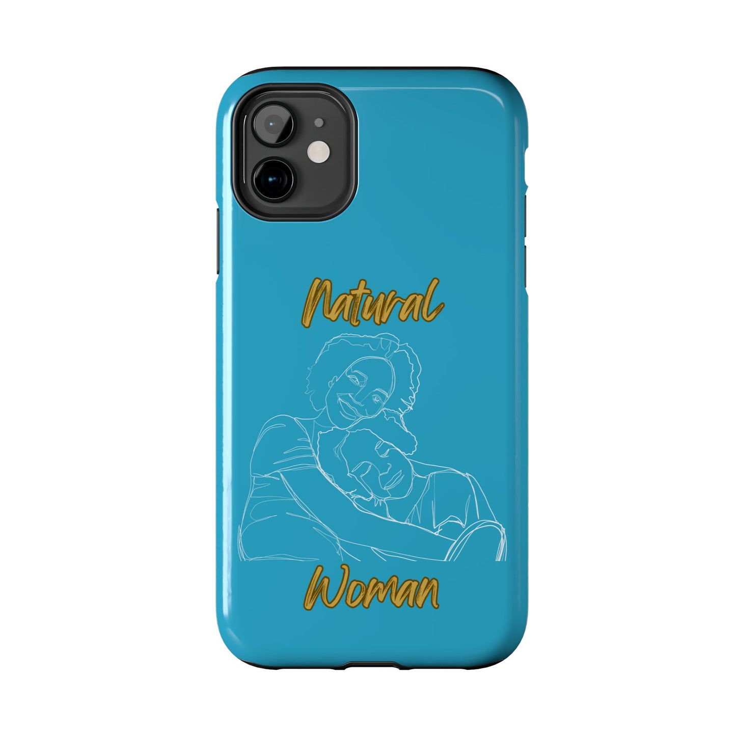 Natural Woman Loving Embrace (WL)Tough Phone Cases TURQUOISE
