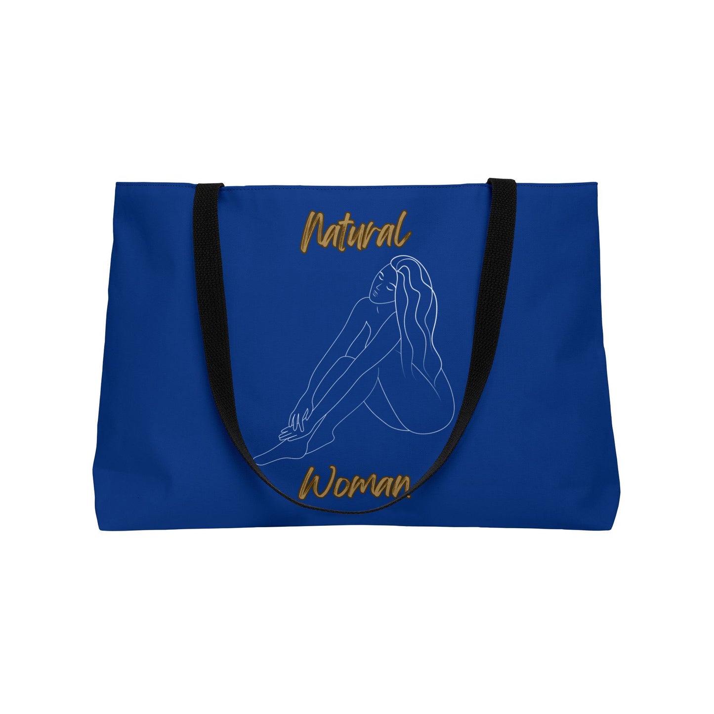 Natural Woman Beauty (WL) Weekender Tote Bag DARK BLUE